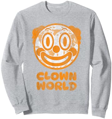 Clown World Funny Cynical Sweatshirt - Sweatshirt | Ash