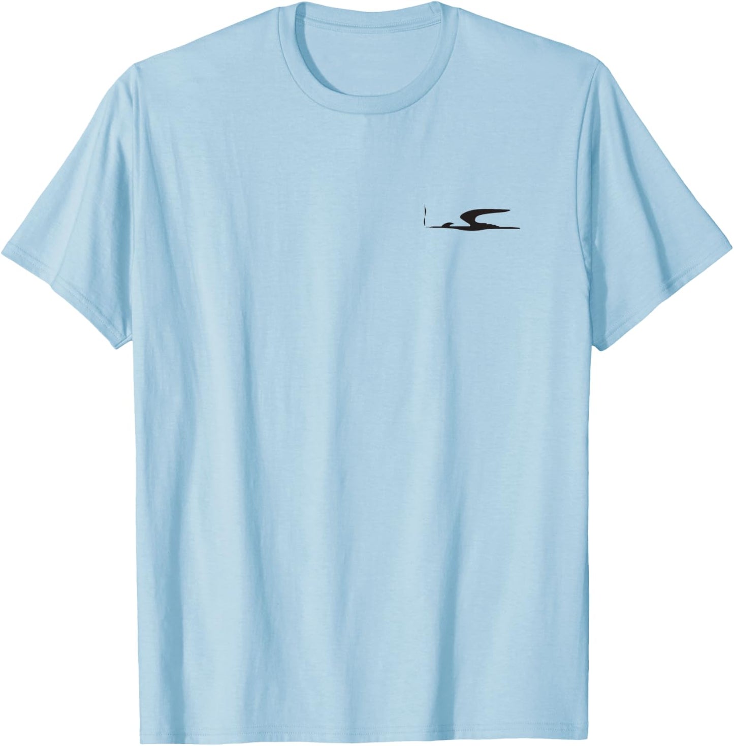 Subtle Weed Smoking Duck T-Shirt - T-Shirt | Light Blue