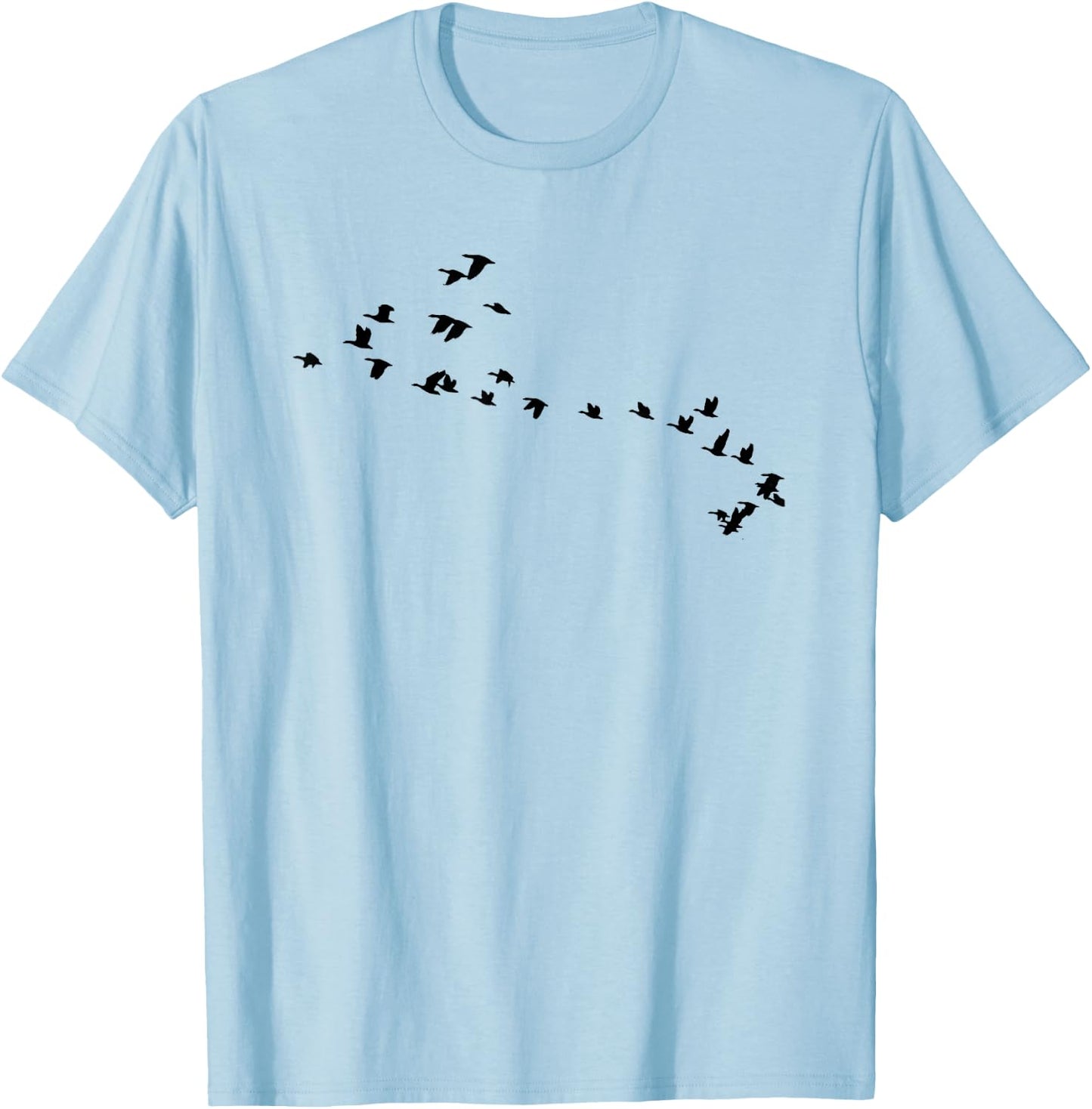 Flock of Birds T-Shirt - T-Shirt | Light Blue