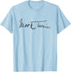 Mark Twain Authentic Signature T-Shirt - T-Shirt | Light Blue