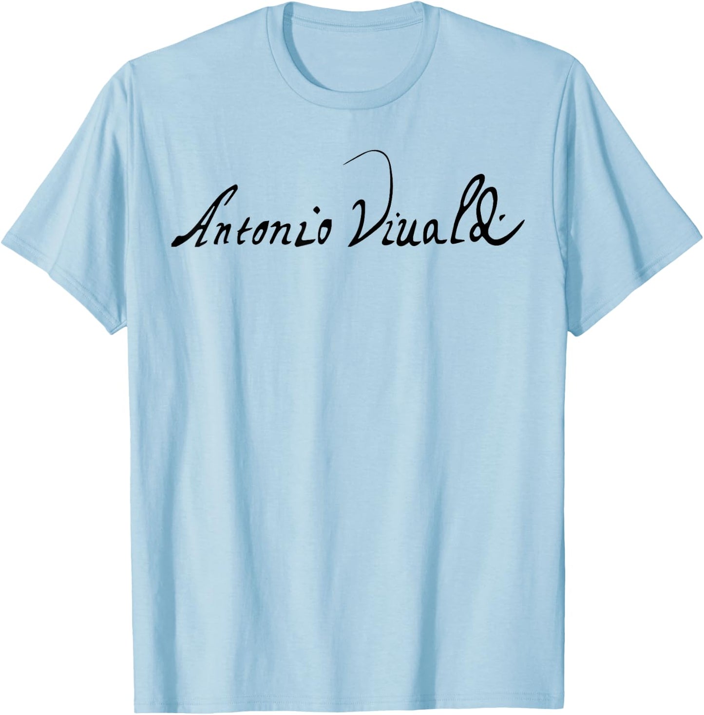 Signatures Vivaldi classical music composer T-Shirt - T-Shirt | Light Blue
