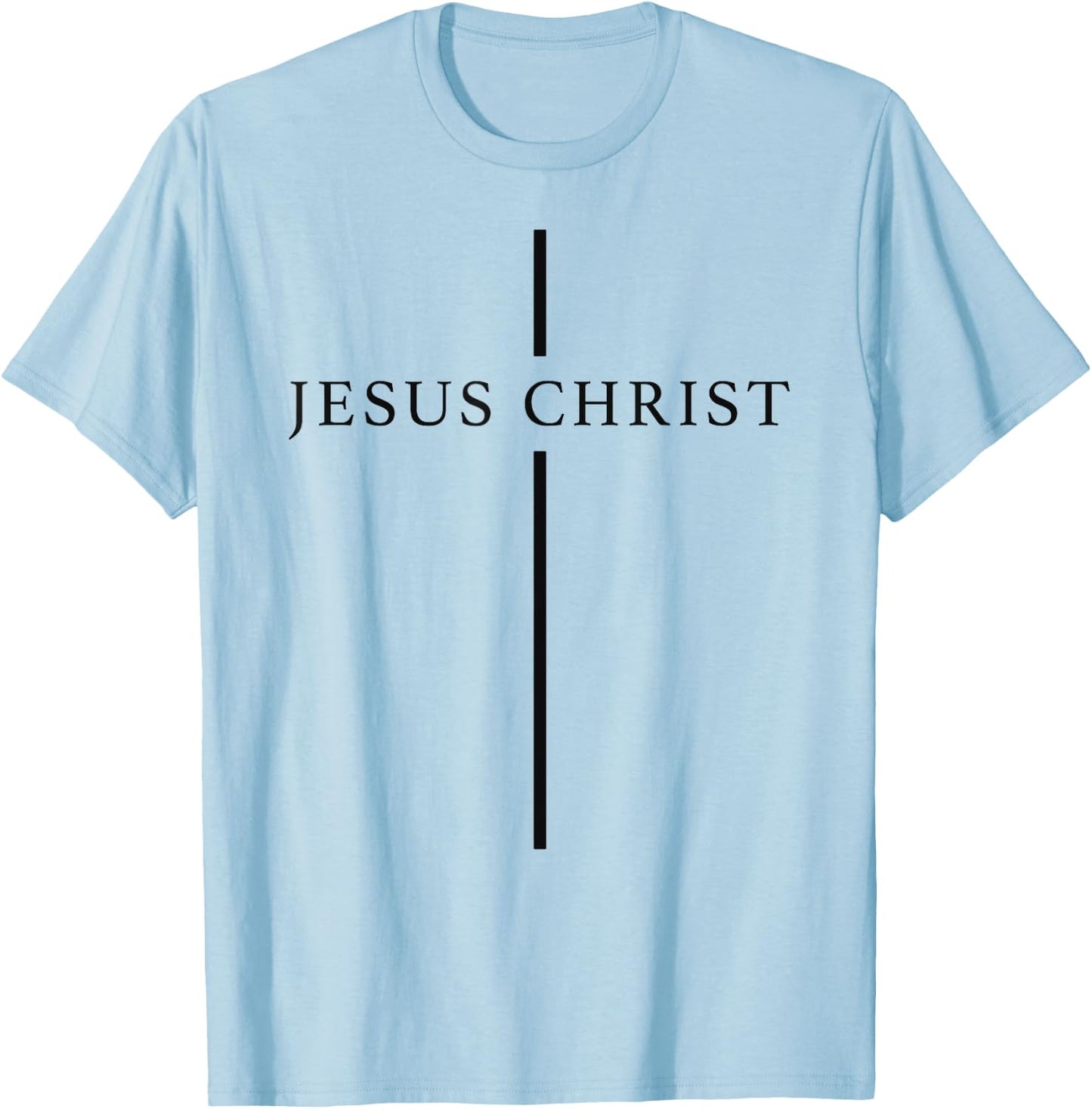 Jesus Christ Bible Lover Christian Faith T-Shirt - T-Shirt | Light Blue