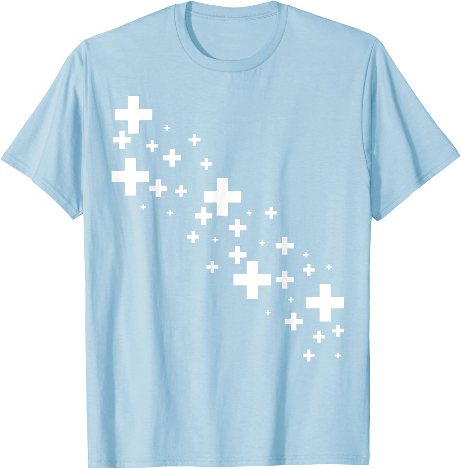 Switzerland Swiss Flag T-Shirt - T-Shirt | Light Blue
