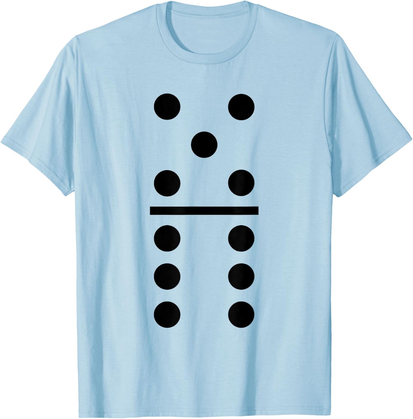 Dominoes Costume Women Domino Halloween Costume T-Shirt - T-Shirt | Light Blue