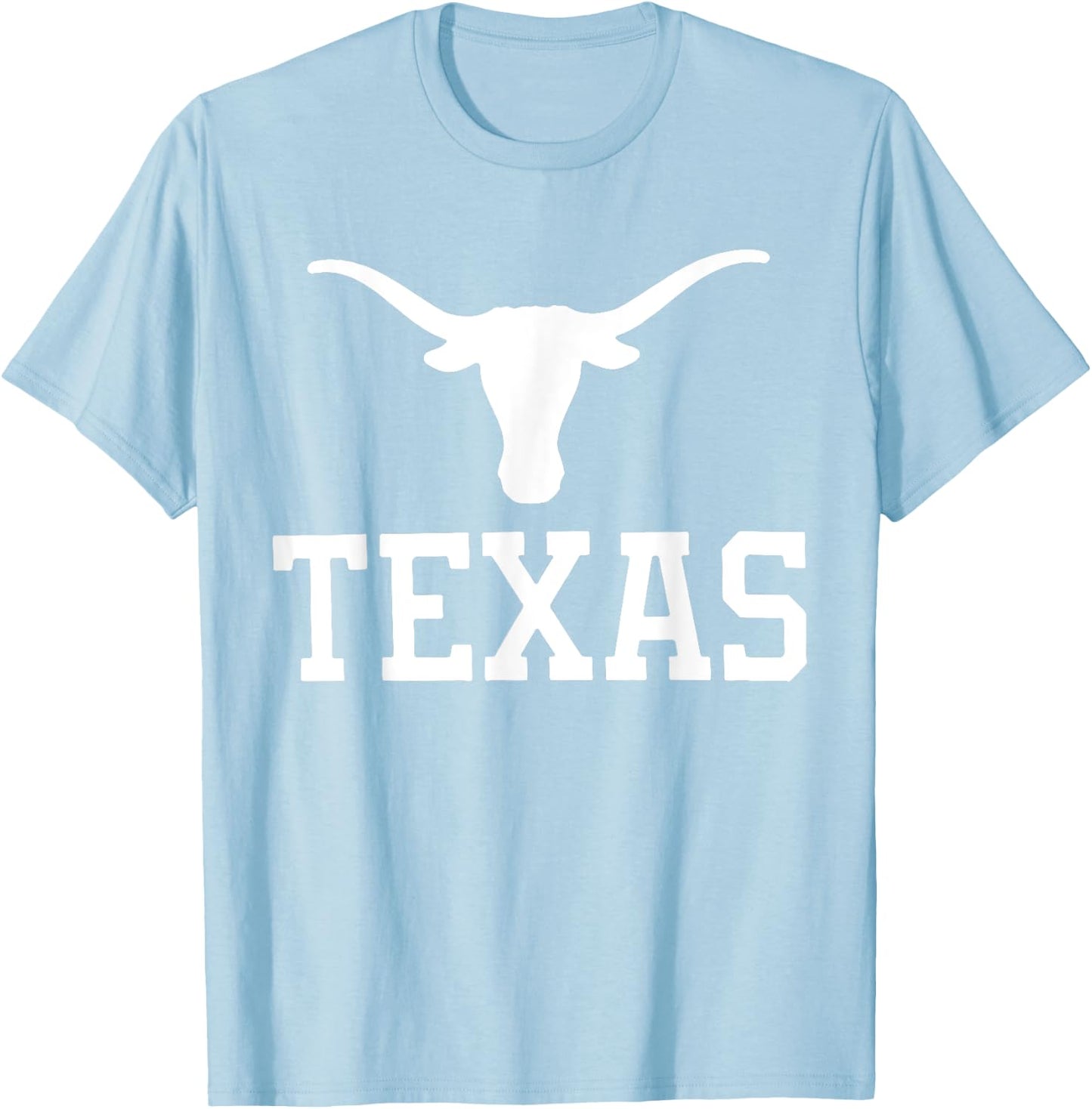 Texas Bull Texas Pride State USA Gifts For Texas Lover T-Shirt - T-Shirt | Light Blue