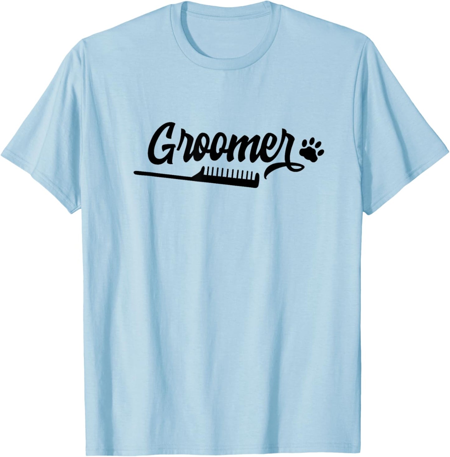 Groomer Grooming Salon Dog Animal Women T-Shirt - T-Shirt | Light Blue
