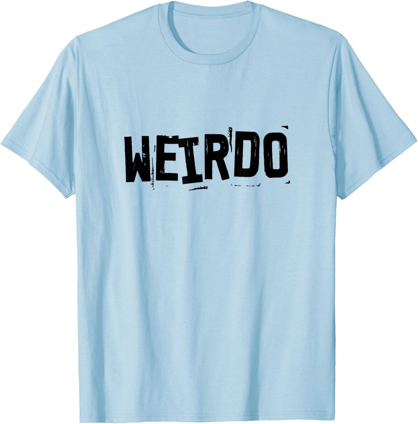 Weirdo Funny Goth Emo Punk Kid Alternative Music T-Shirt - T-Shirt | Light Blue