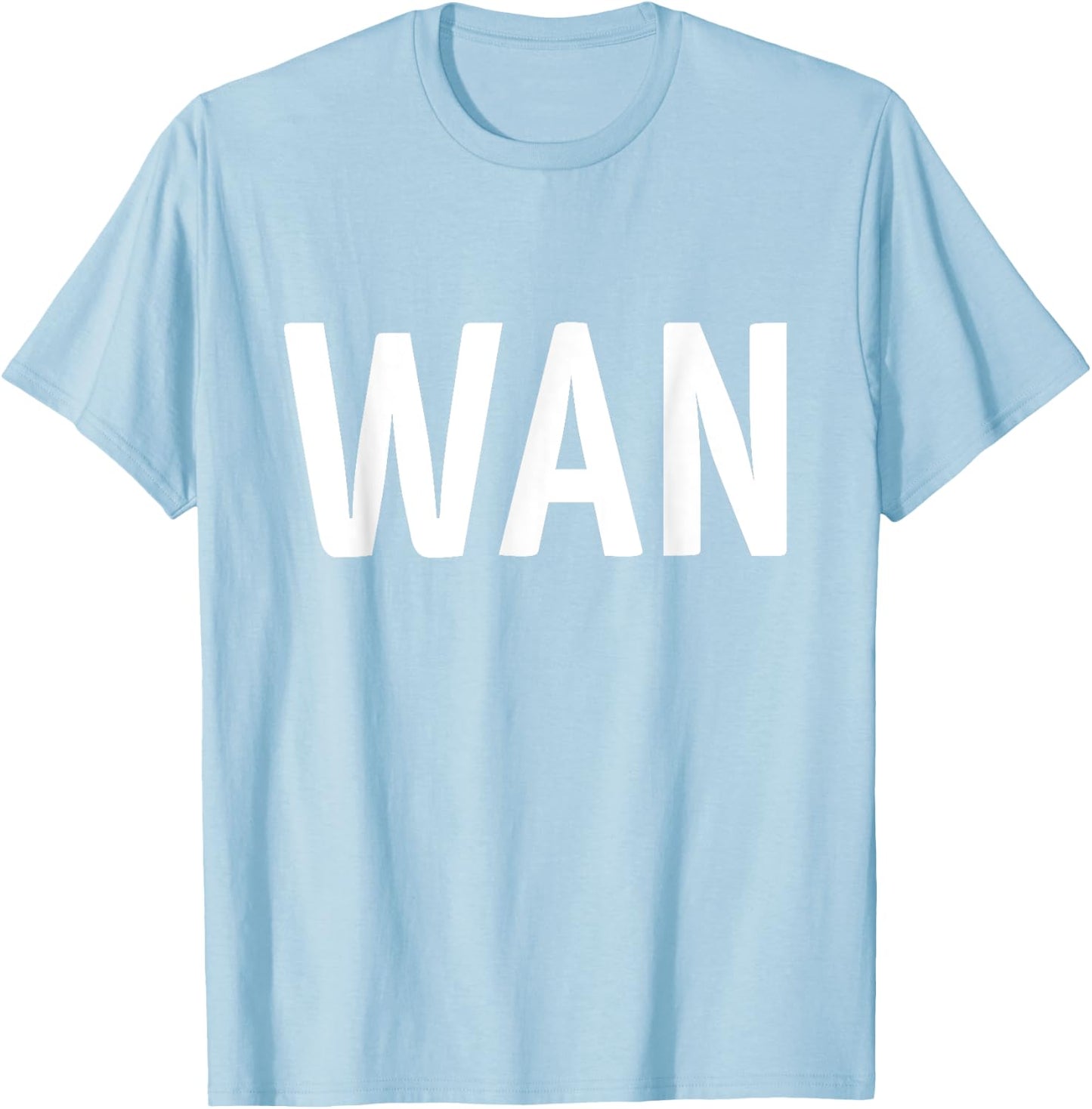 WAN - Taiwan Two Part Combo Design - Taiwanese Flag Part 2 T-Shirt - T-Shirt | Light Blue