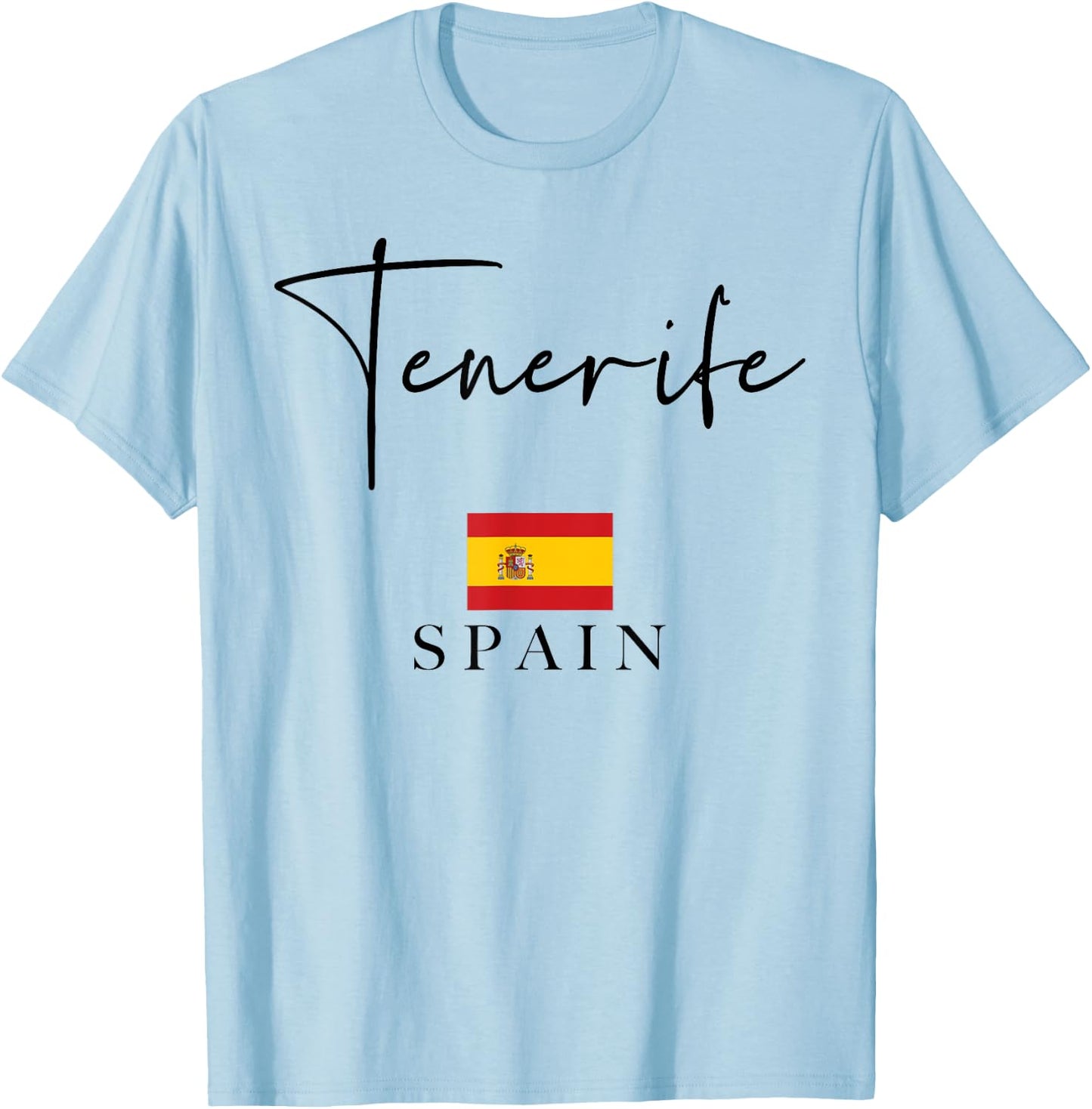 Canary Islands Flag Vacation - Island Tenerife T-Shirt - T-Shirt | Light Blue
