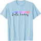 Field Hockey Lover Heart Women or Girls T-Shirt - T-Shirt | Light Blue