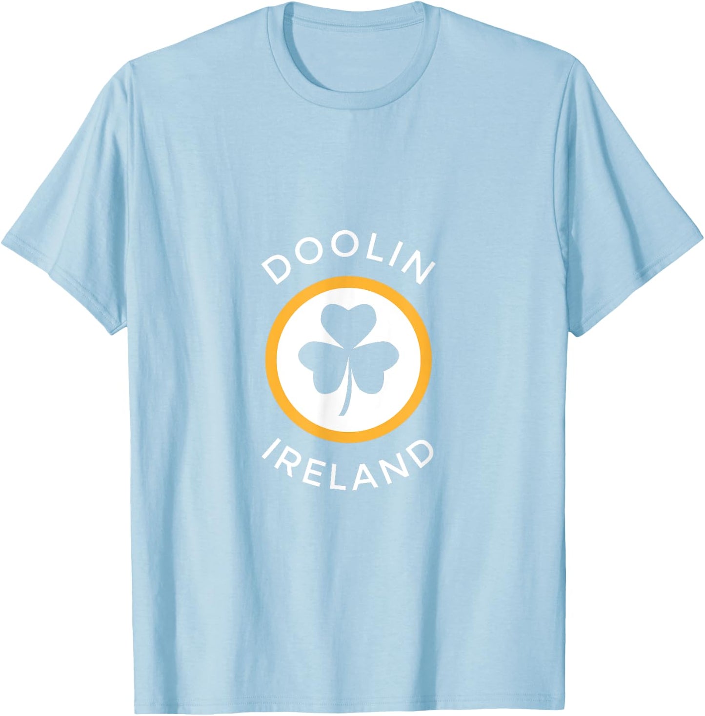 Doolin Clare Shamrock Ireland Souvenir T-Shirt - T-Shirt | Light Blue
