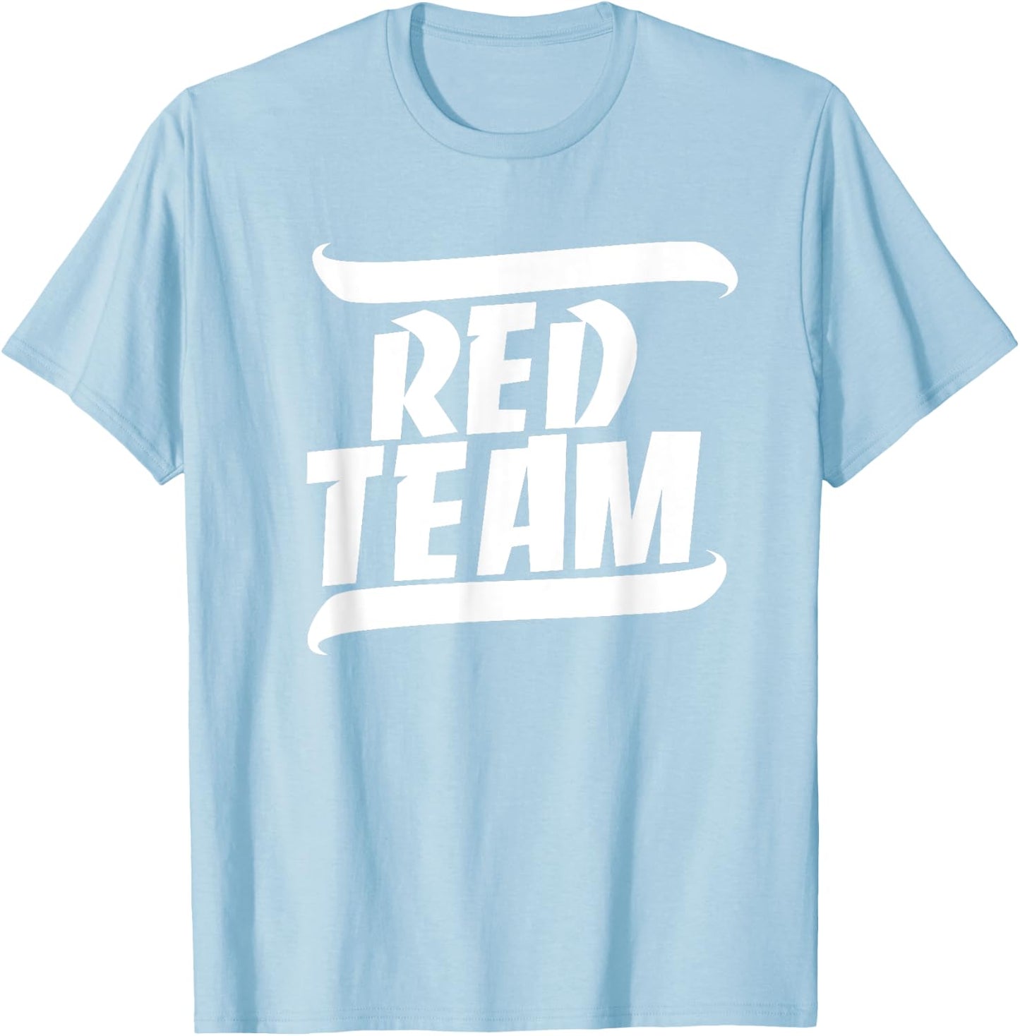Sports Day, Game Day Group Team Colors School, Red Team T-Shirt - T-Shirt | Light Blue
