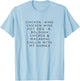 Chicken Wing Hot Dog and Bologna Funny T-Shirt - T-Shirt | Light Blue