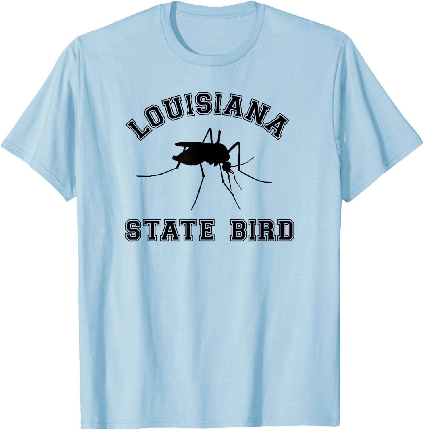 Vintage Louisiana Mosquito State Bird T-Shirt - T-Shirt | Light Blue