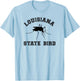 Vintage Louisiana Mosquito State Bird T-Shirt - T-Shirt | Light Blue