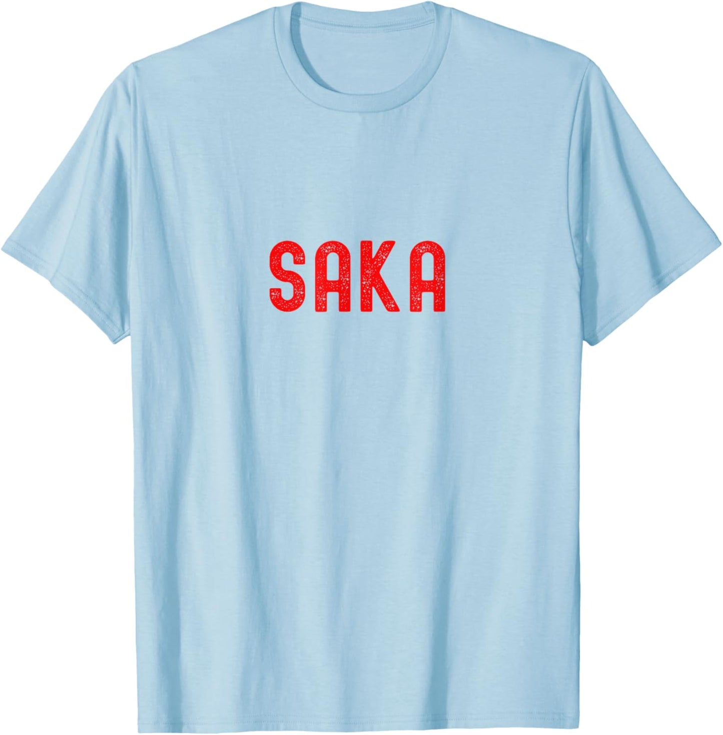 Saka Fan Football Love England T-Shirt - T-Shirt | Light Blue