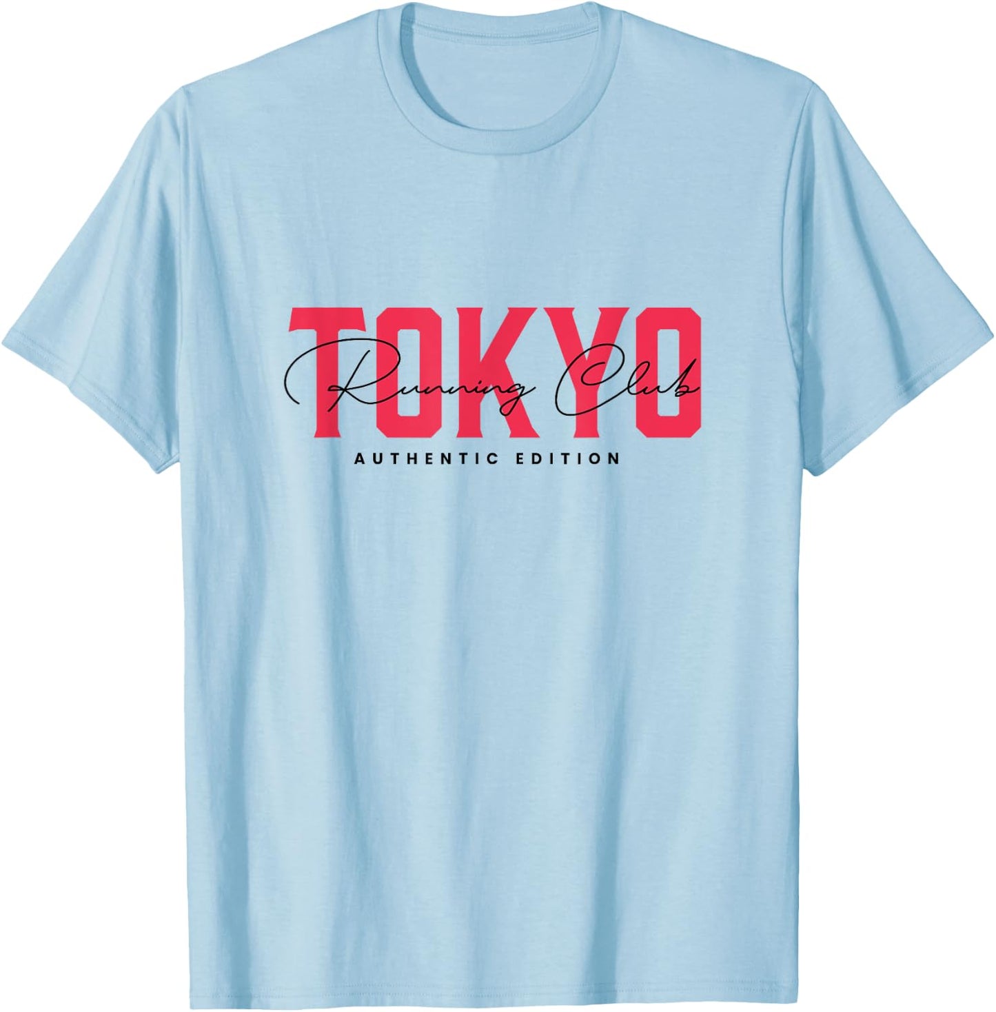 Tokyo Running Club Authentic Edition T-Shirt - T-Shirt | Light Blue