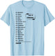 Funny 55 Burgers 55 Shakes 55 Fries Think You Should Leave T-Shirt - T-Shirt | Light Blue
