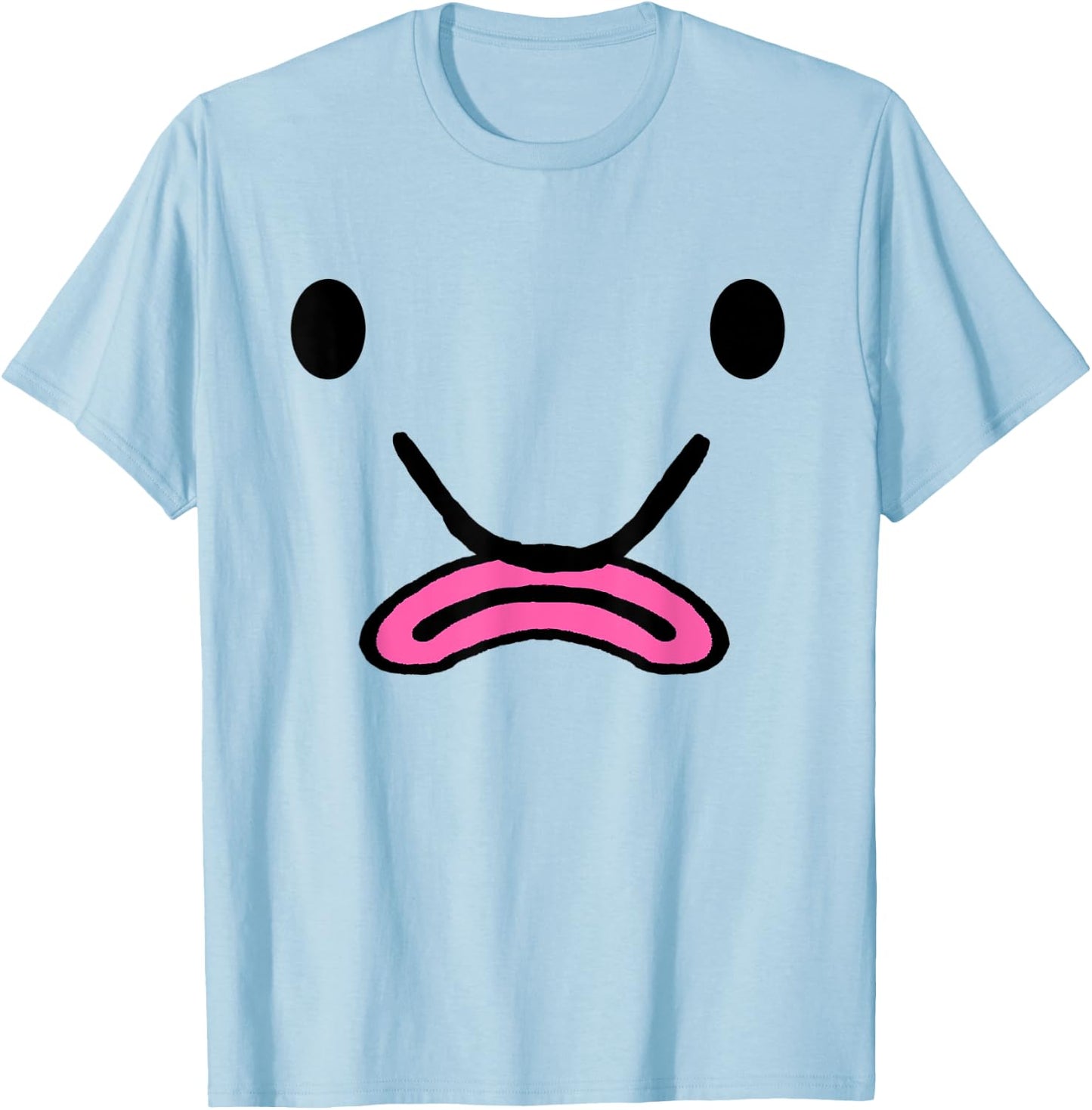 Blobfish Costume Funny Ugly Grumbling Fish T-Shirt - T-Shirt | Light Blue