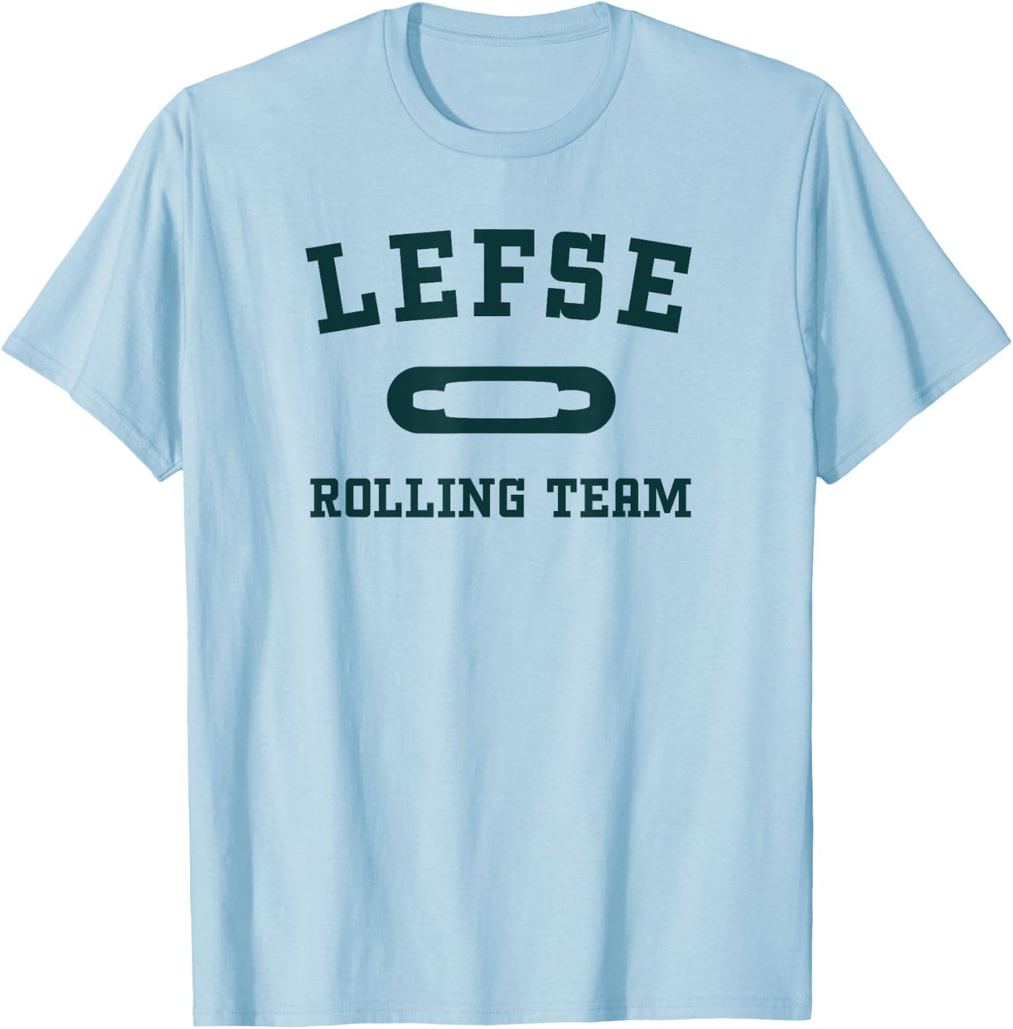 Funny Lefse Making Lefse Rolling Team T-Shirt - T-Shirt | Light Blue