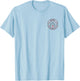 Miami Florida FL Retro Surfer Beach Front & Back T-Shirt - T-Shirt | Light Blue