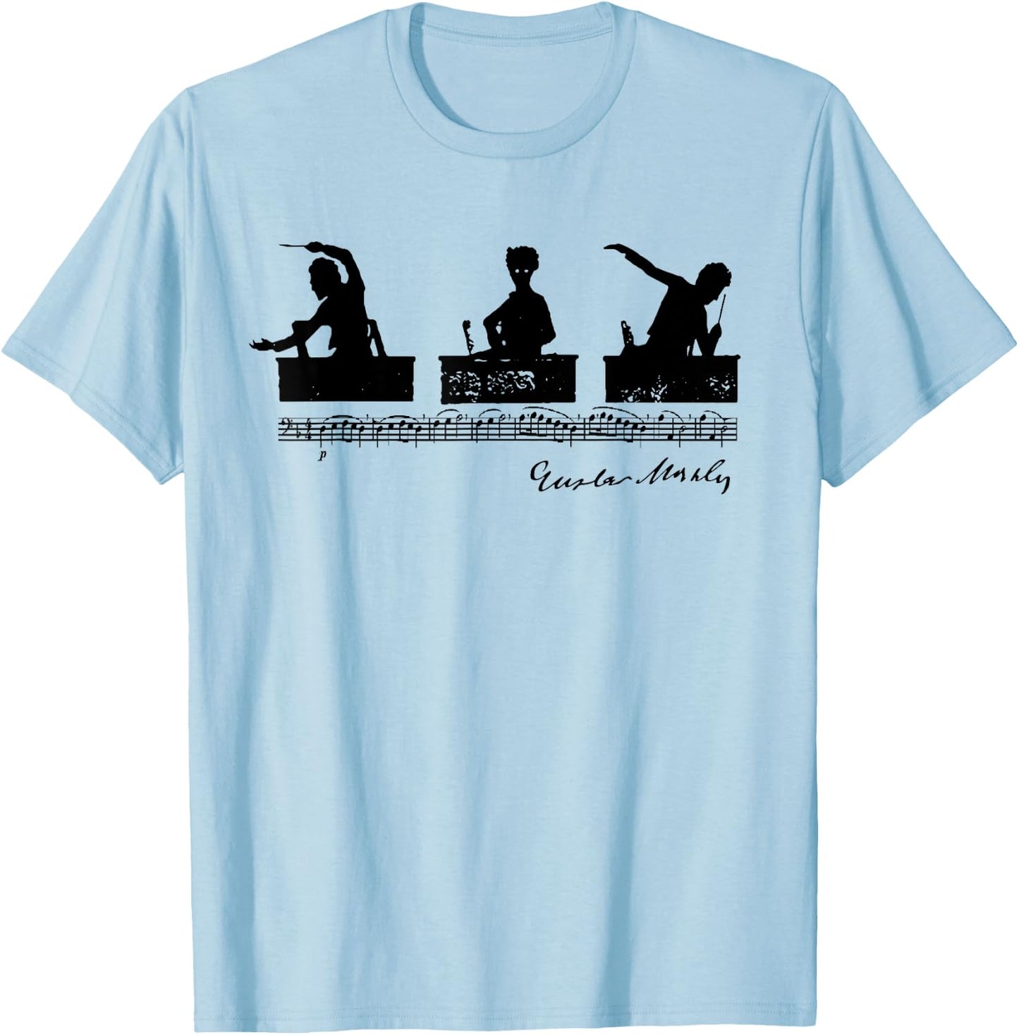 Mahler composer conductor classical music T-Shirt - T-Shirt | Light Blue