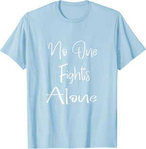 Pink flowers ribbon Breast cancer Awareness fighter women T-Shirt - T-Shirt | Light Blue