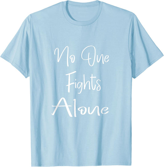 Pink flowers ribbon Breast cancer Awareness fighter women T-Shirt - T-Shirt | Light Blue
