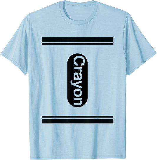 Crayon Costume For Girls T-Shirt - T-Shirt | Light Blue