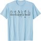 Trust In The Lord Flower Bible Verse Floral Christian T-Shirt - T-Shirt | Light Blue
