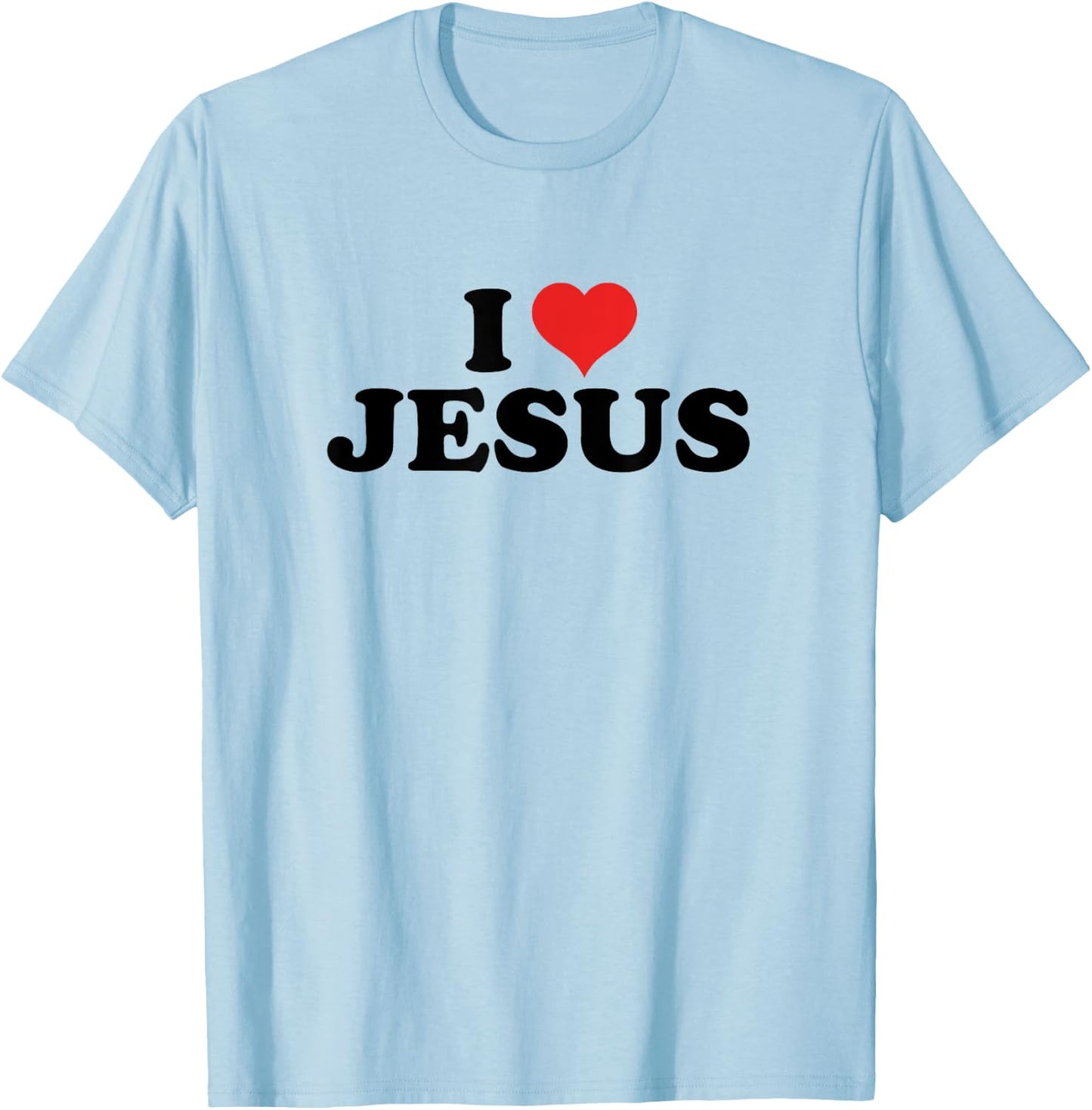 I love Jesus T-Shirt - T-Shirt | Light Blue
