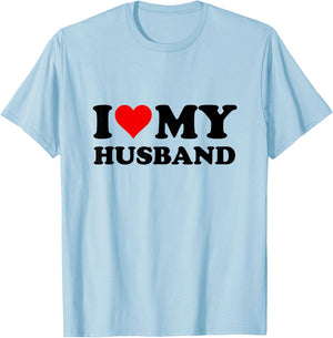 Darling I Love My Husband T-Shirt - T-Shirt | Light Blue