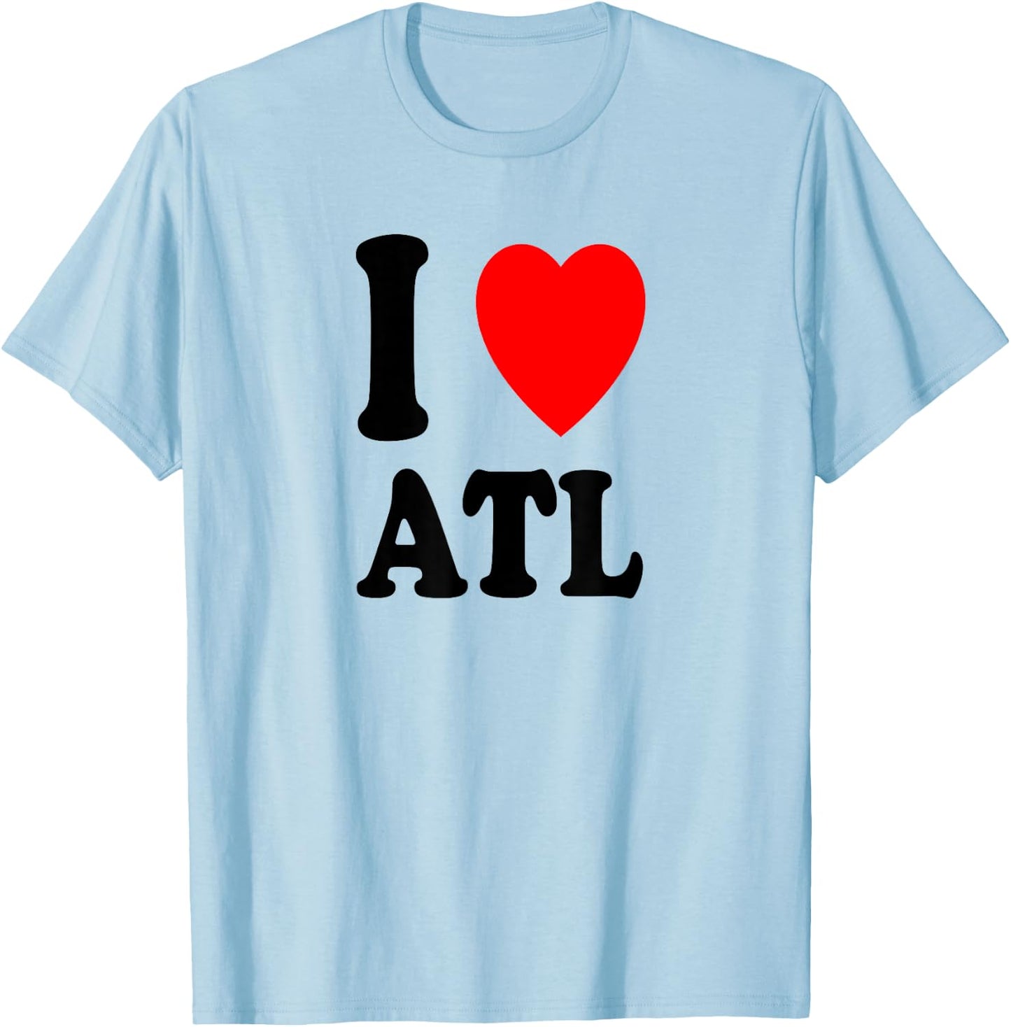 I Heart (Love) Atlanta ATL T-Shirt - T-Shirt | Light Blue