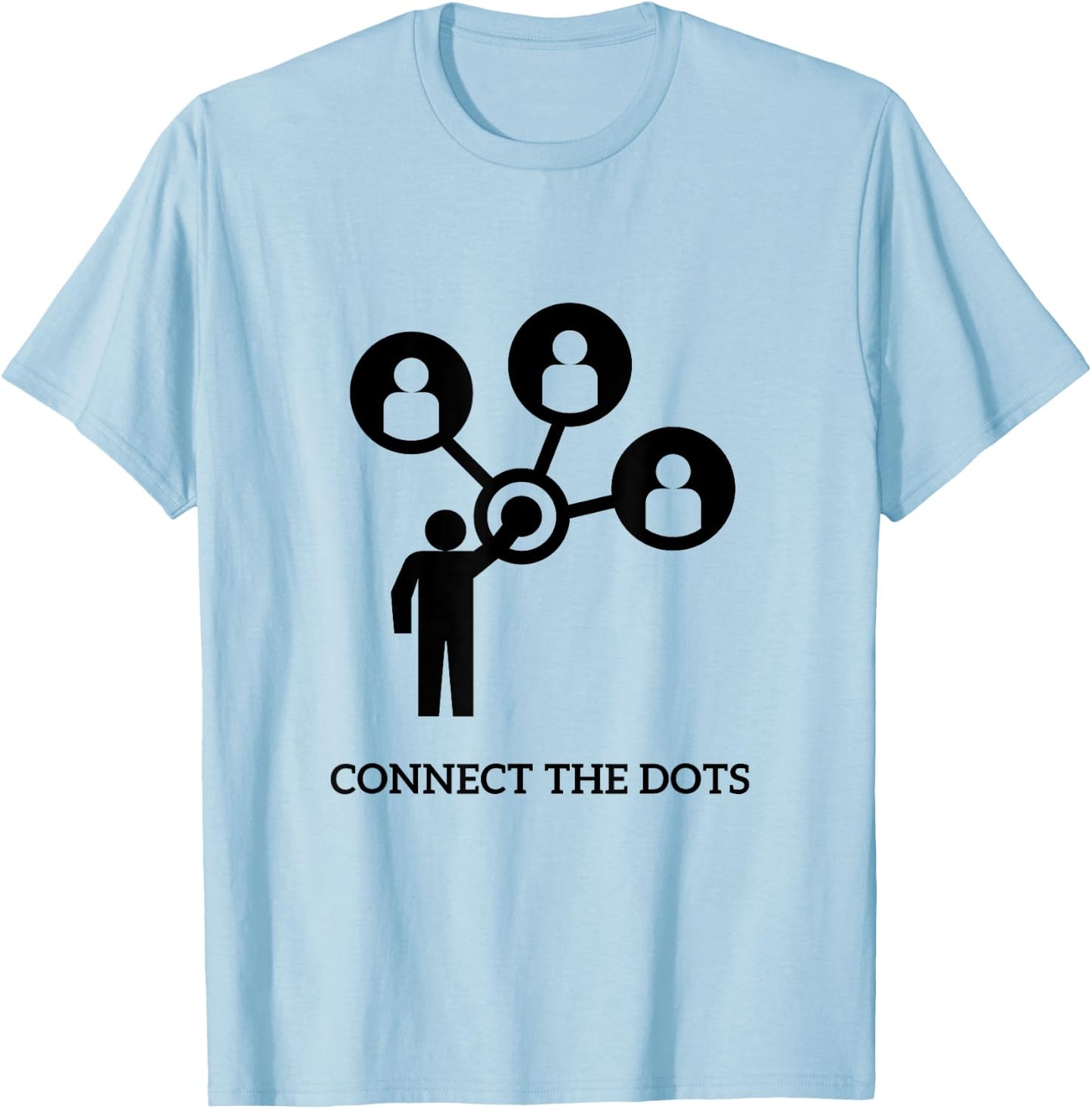 Connect the dots T-Shirt - T-Shirt | Light Blue