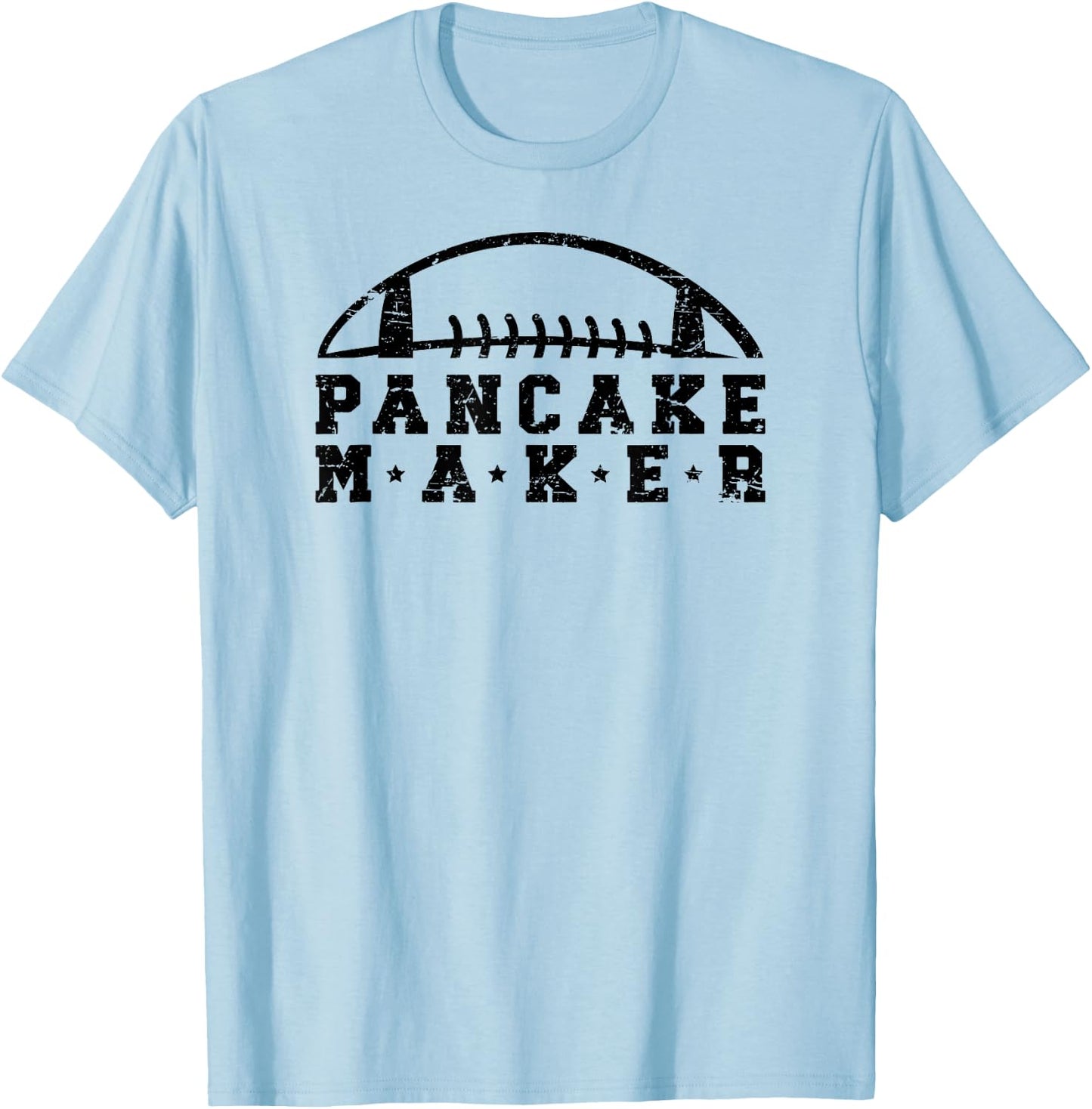 Pancake Maker Football Lineman Football Offensive Lineman T-Shirt - T-Shirt | Light Blue
