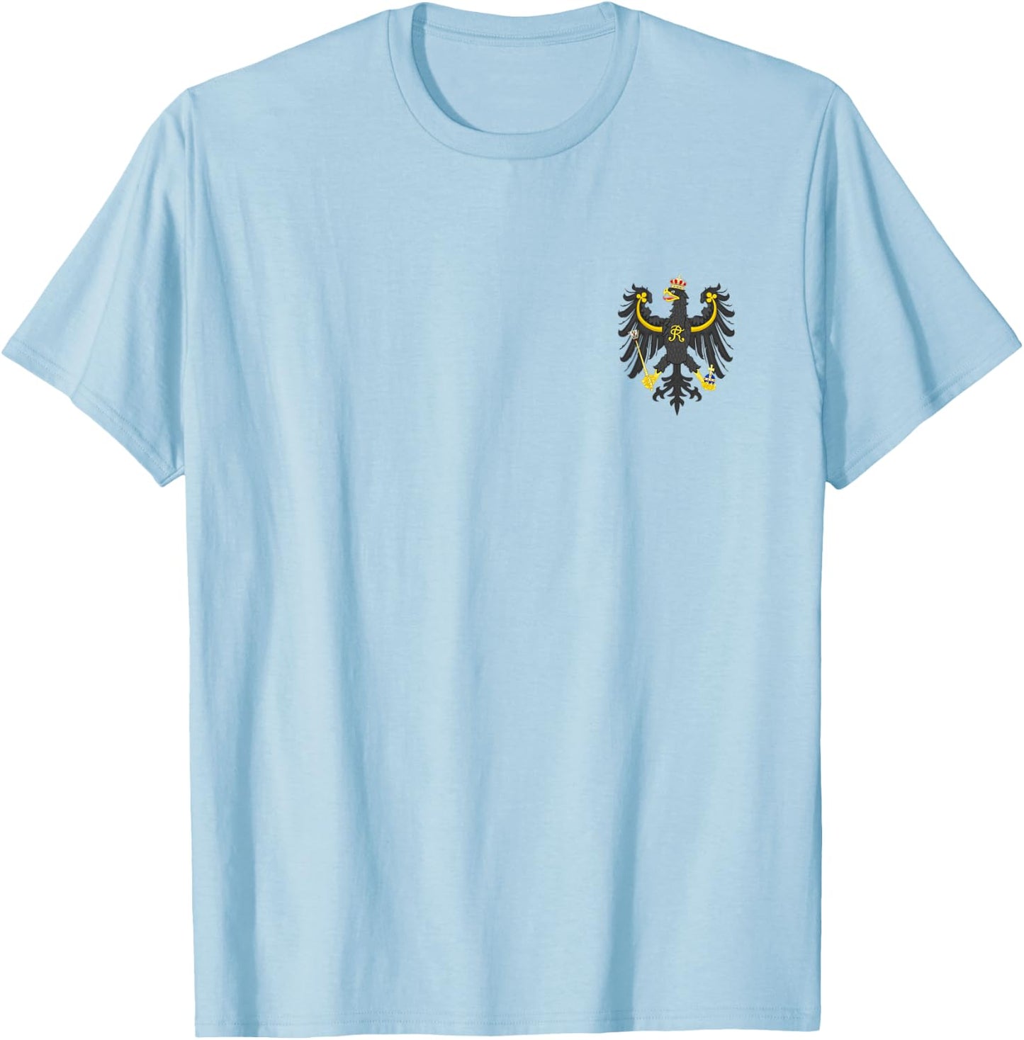 Prussia Eagle Arms Flag T-Shirt - T-Shirt | Light Blue