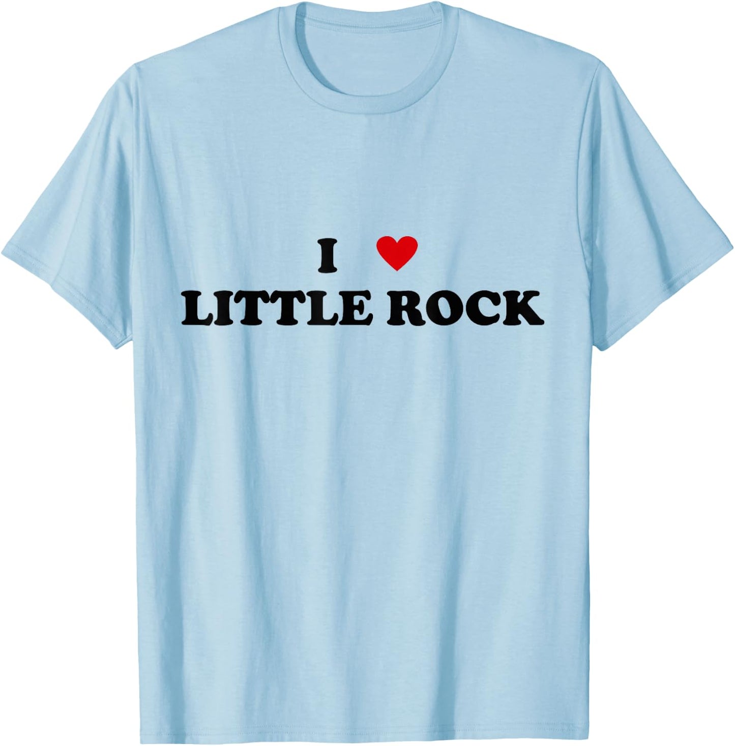 I Heart USA City - I Love Little Rock T-Shirt - T-Shirt | Light Blue
