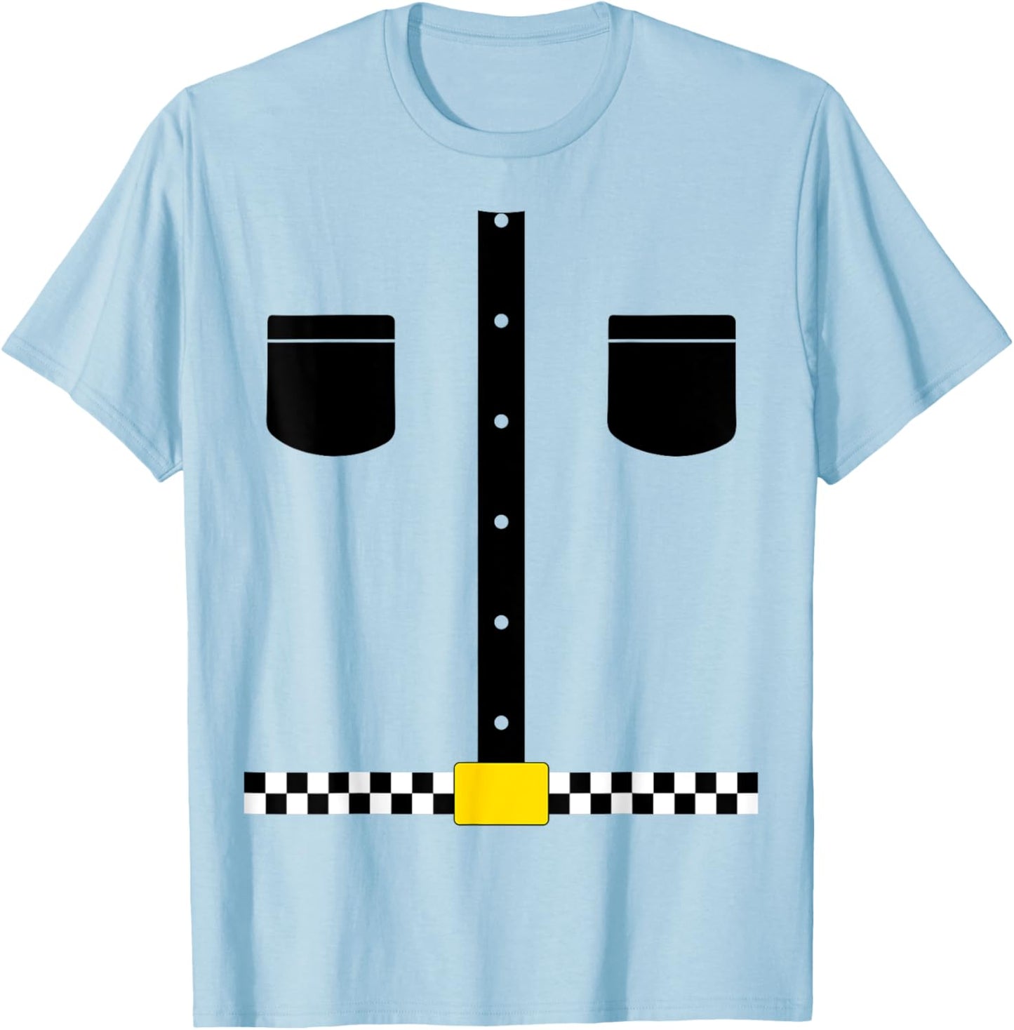 Taxi Driver Costume Funny Gag joke T-Shirt - T-Shirt | Light Blue