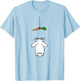 Cute and Funny Rabbit Looking Up at Carrot Kids Easter T-Shirt - T-Shirt | Light Blue