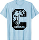 Cougars Football School Sports Fan Team Spirit T-Shirt - T-Shirt | Light Blue