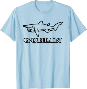 Goblin Shark - Rare Fish Marine Biology Ichthyology T-Shirt - T-Shirt | Light Blue