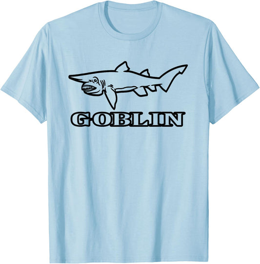 Goblin Shark - Rare Fish Marine Biology Ichthyology T-Shirt - T-Shirt | Light Blue