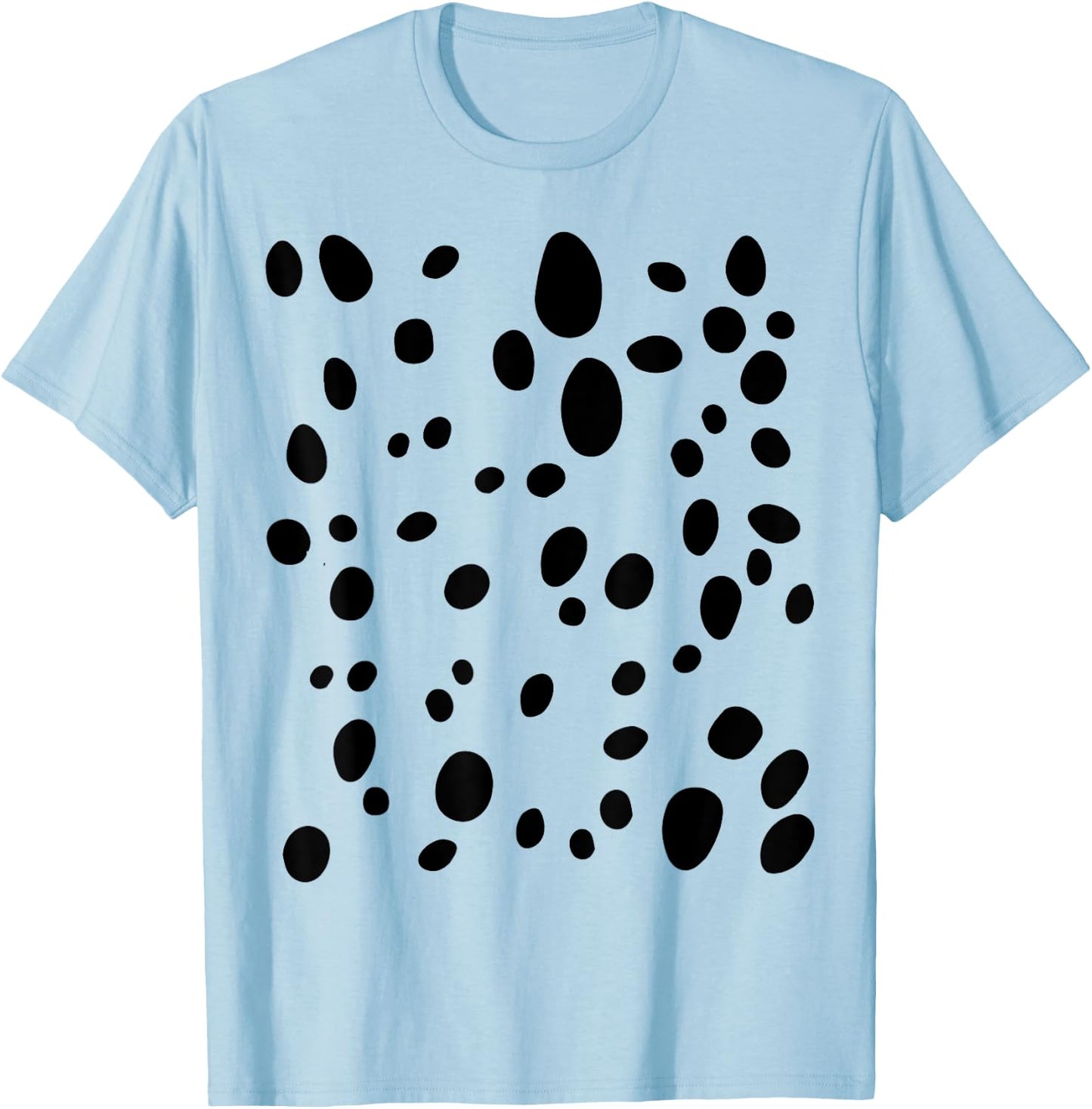 Funny Pretend I'm a Dalmatian Dog Halloween Costume Women Kids T-Shirt - T-Shirt | Light Blue