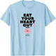 Grease - Rizzo Lips Eat Your Heart Out T-Shirt - T-Shirt | Light Blue