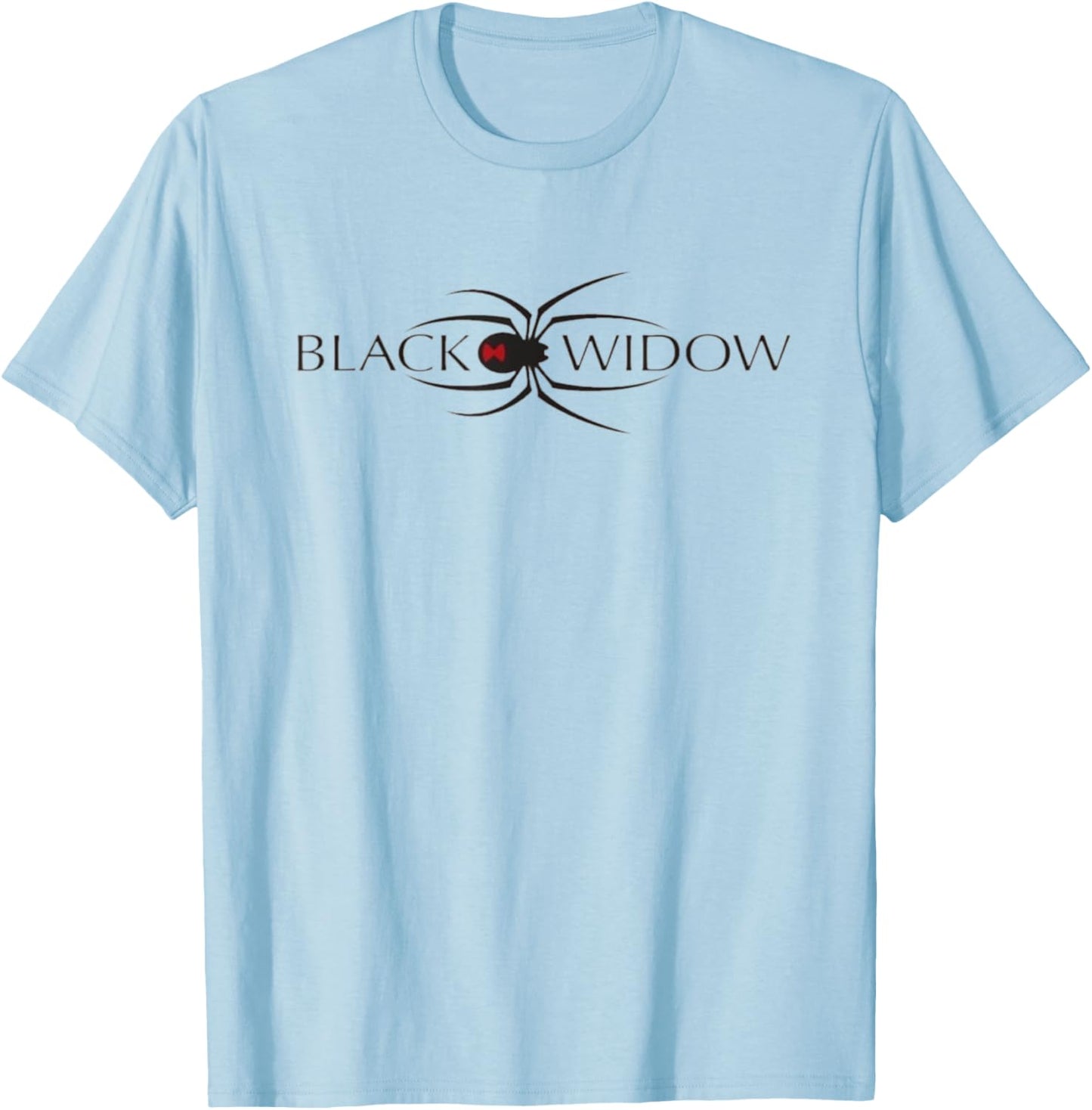 Black Widows Softball Team - Denver Church Merch T-Shirt - T-Shirt | Light Blue