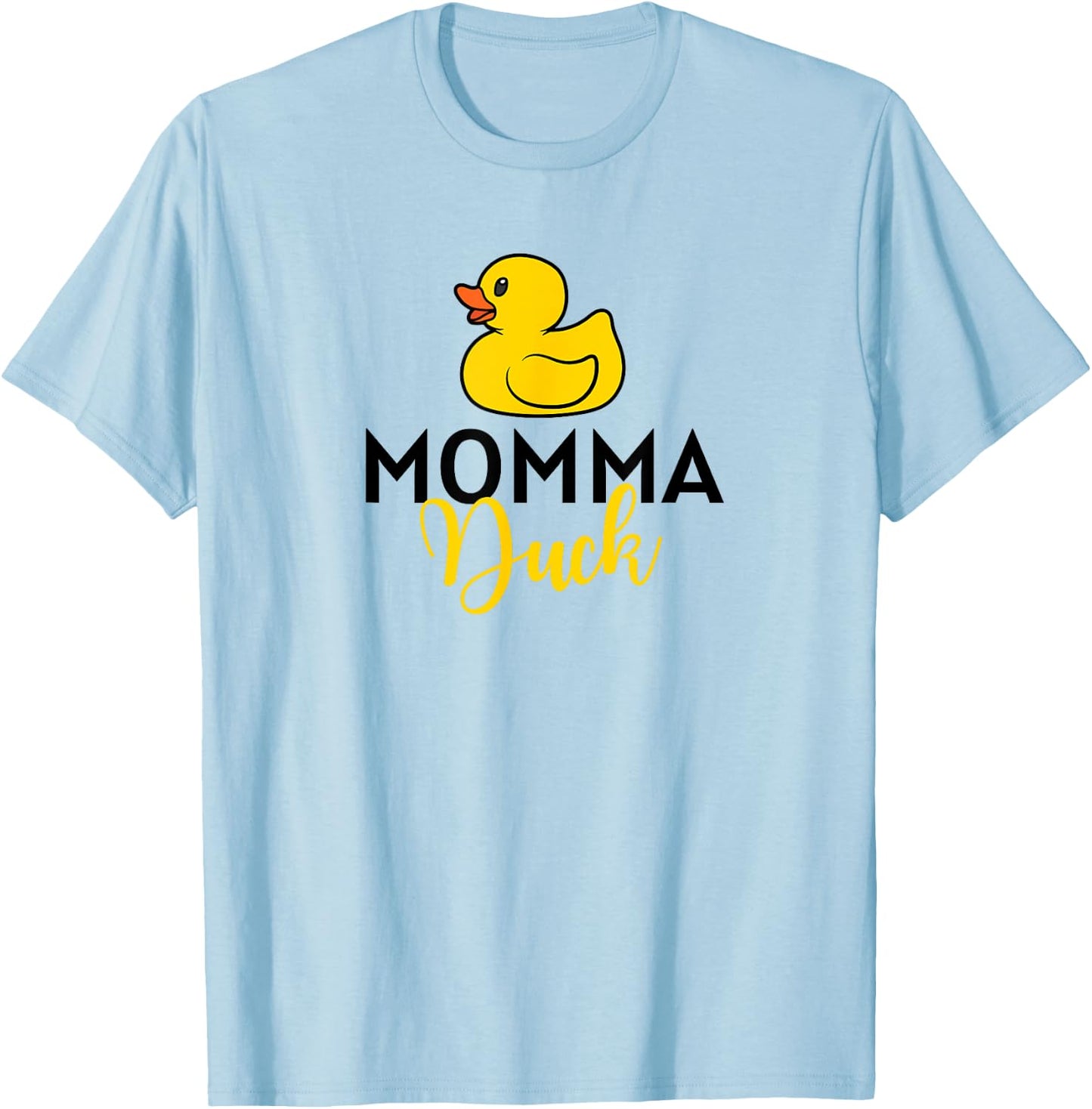 Momma Duck Keeper Farm Fowl Flock Lover Animal Gift T-Shirt - T-Shirt | Light Blue