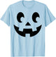 Vintage Jack o Lantern Jackolantern Pumpkin Face T-Shirt - T-Shirt | Light Blue