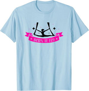 Aerial Yoga Aerial Silk Aerialist T-Shirt - T-Shirt | Light Blue