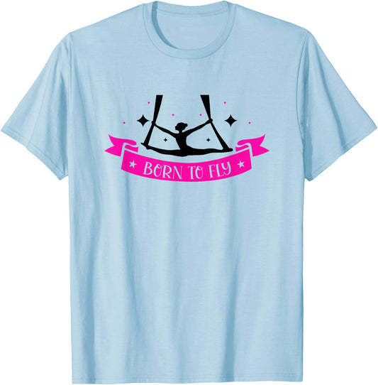 Aerial Yoga Aerial Silk Aerialist T-Shirt - T-Shirt | Light Blue