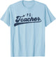 PE Teacher Cute Vintage Graphic Physical Education Teacher T-Shirt - T-Shirt | Light Blue